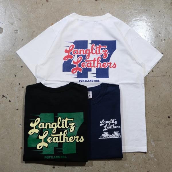 Langlitz Leathers ラングリッツ レザーズ【S/S Tee】≪LL315≫ 半袖Tシャツ COTTON100％ 日本製 MADE IN JAPAN