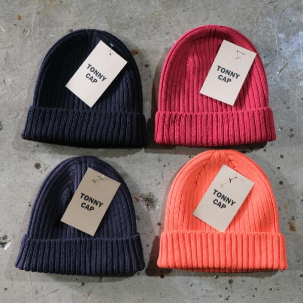 TONNY CAP  トニーキャップ【Washi Cotton Watch Cap】 日本製 ニット帽 コットン 和紙 ユニセックス