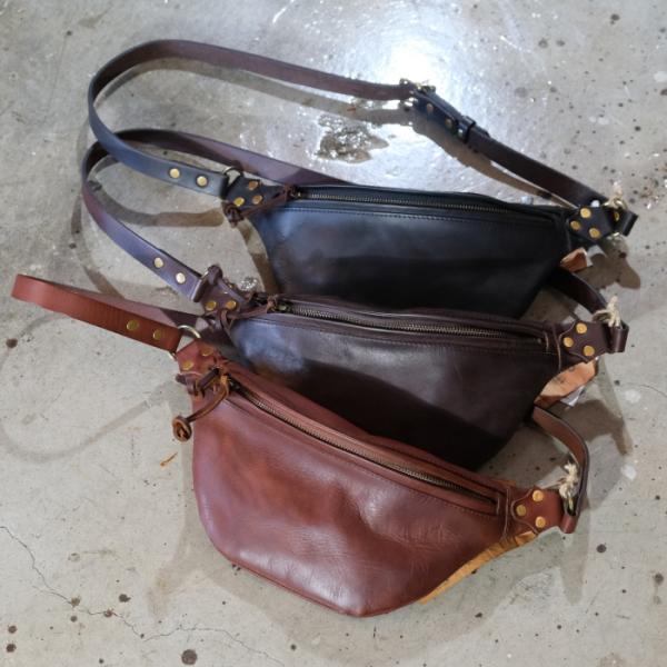 VASCO ヴァスコ【VS-242L】【LEATHER WAIST BAG -SMALL】レザーウエストバッグ 姫路産レザー 丘染め 日本製