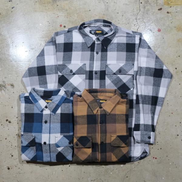 BLUCO ブルコ【155-11-048】【BUFFALO CHECK FLANNEL SHIRT