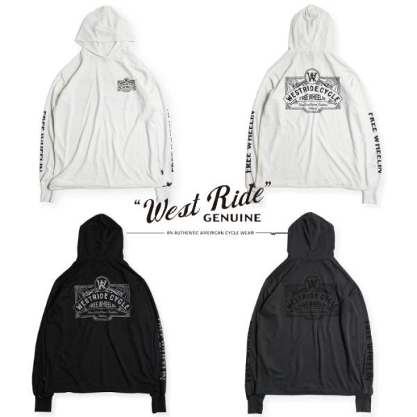 WESTRIDE  ウエストライド【POWER DRY HOODIE-1】≪WESTRIDE CYCLE≫パワードライ フーディ メッシュパーカー 速乾素材