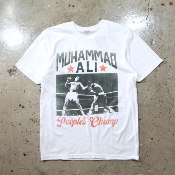 IMPORT T-SHIRTS【MUHAMMAD ALI】≪WHITE≫モハメドアリ プリントTシャツ ボクシング コットン