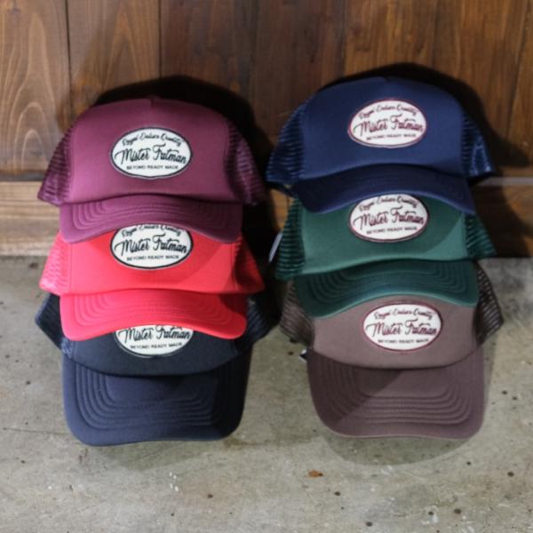 Mr.FATMAN ミスターファットマン【WAPPEN MESH CAP-newhattan】ワッペンメッシュキャップ サイズ調節可能