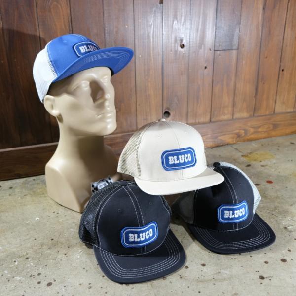 BLUCO ブルコ【163-61-049】【メッシュキャップ -Patch-】6パネル 帽子 ワッペン　