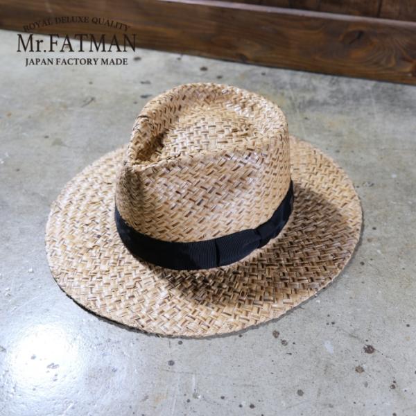 Mr.FATMAN ミスターファットマン【BIRDS EYE COCONUT】 バーズアイココナッツ ストローハット ココヤシ  日本製