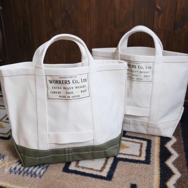 WORKERS ワーカーズ【Tool Bag, Medium】≪Short Handle≫ ツールバッグ トートバッグ キャンバス地  COTTON100％ 日本製