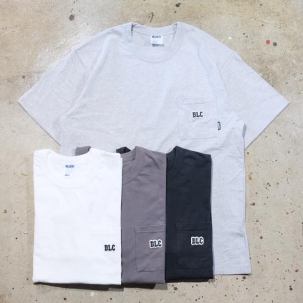 BLUCO ブルコ【161-22-022】【ドライコットン ポケットTシャツ -BLC-】 半袖 Tシャツ オリジナルボディ 速乾
