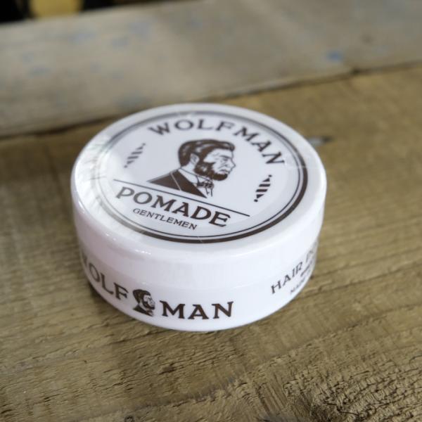 WOLFMAN  ウルフマンバーバーショップ【POMADE “GENTLEMAN”】ポマード バニラ 内容量120g 水性