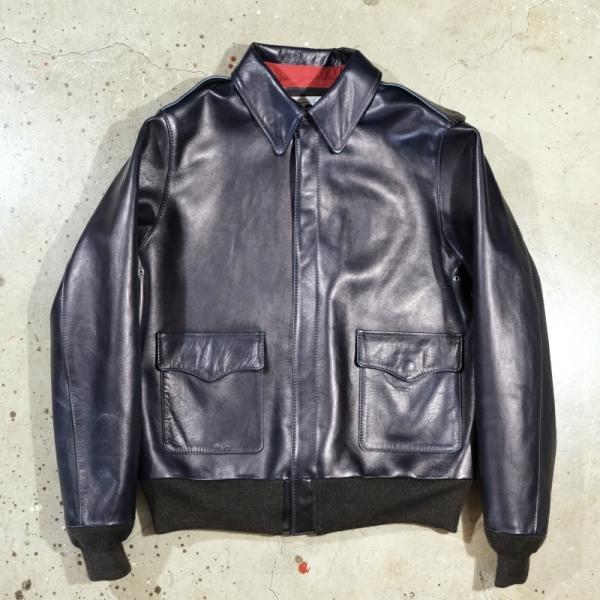 Y'2 LEATHER ワイツーレザー【A-2】【INDIGO HORSE Type A-2
