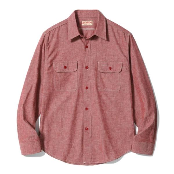 RED EAR シャンブレー ワークシャツ / 132650 RF106 SUGAR CANE シュガーケーン 【SC29682】【RED CHAMBRAY WORK SHIRT