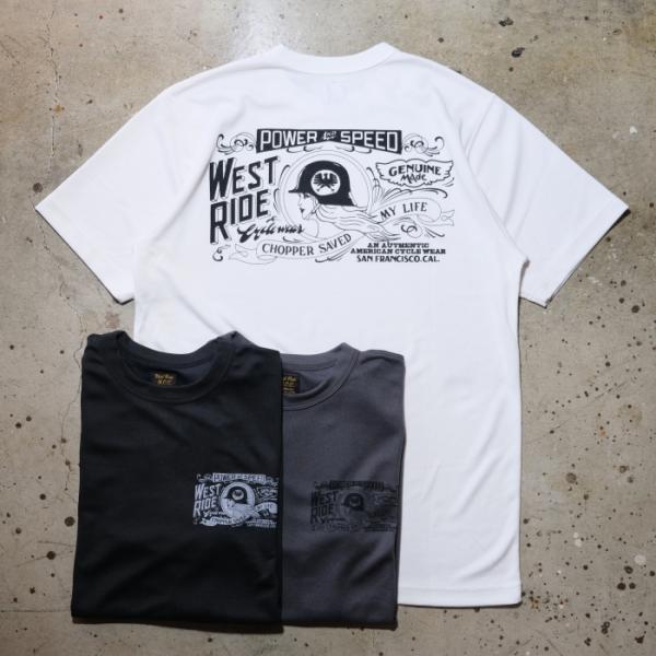 WESTRIDE ウエストライド【POWER DRY TEE-2】≪AND SPEED≫ パワー