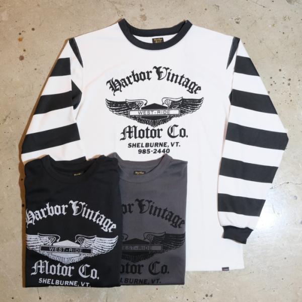 WESTRIDE ウエストライド【POWER DRY BORDER SLEEVE LONG TEE WESTRIDE ウエストライド【POWER DRY BORDER SLEEVE LONG TEE