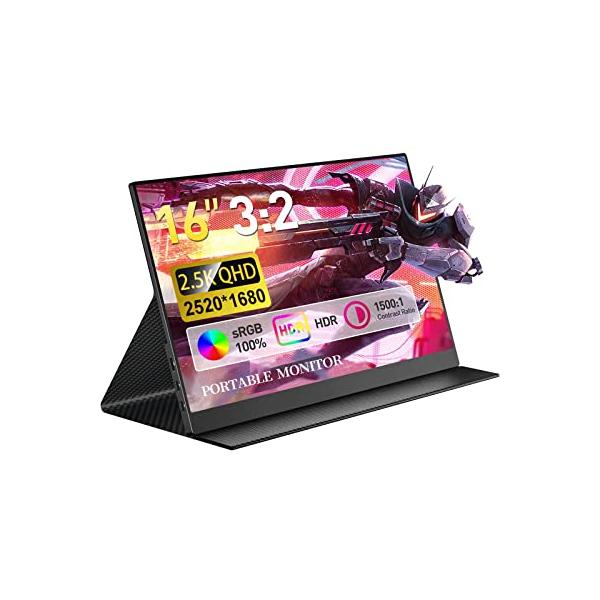 CNBANAN 2 Kポータブルモニタ、16インチノートパソコン用ポータブルモニタ2520 x 1680 FHD USB-C&HDMI 72% NTSC External Travel Laptop Monitor Screenウル : b0bm96wzmc : laketoya - 通販 - Yahoo!ショッピング CNBANAN 2 Kポータブルモニタ、16インチノートパソコン用ポータブルモニタ2520 x 1680 FHD USB-C&HDMI 72% NTSC External Travel Laptop Monitor Screenウル : b0bm96wzmc : laketoya - 通販 - Yahoo!ショッピング