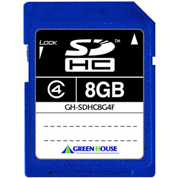 GREEN HOUSE（グリーンハウス）『GH-SDHC8G4F 8GB』