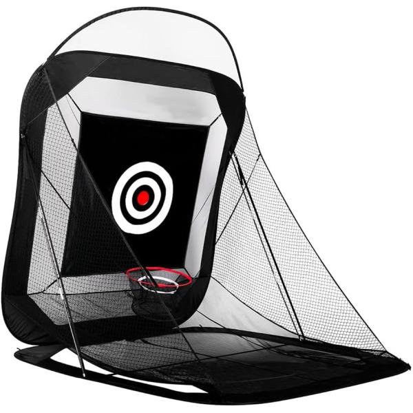 送料無料 ゴルフネット アプローチネット スイングネット 自宅でアプローチ練習 ゴルフ練習用ポータブルネット 折りたたみ式 ターゲット付き 室内外 初心者