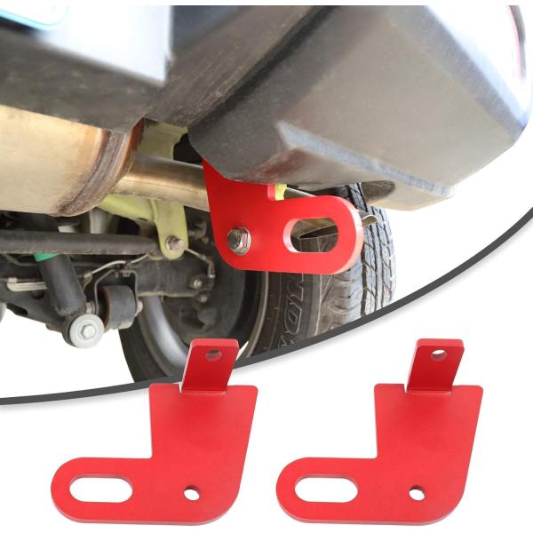 送料無料 新型スズキジムニー 牽引フック JB64JB74 後左右牽引フック/左前牽引フック トレーラーフック オフロード車両救助 耐腐食性 8mm厚 スチール 取付簡単