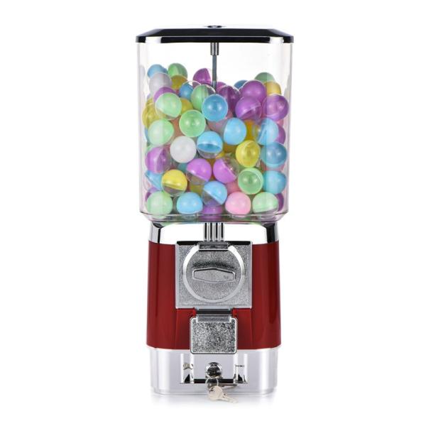 送料無料 ガチャガチャ 本体 業務用 25-35MM 家庭用ガチャマシン 幼稚園 レトロ 機械 引き出し100円硬貨用 楽しいカプセルマシン カプセル100個付き 色選択可能