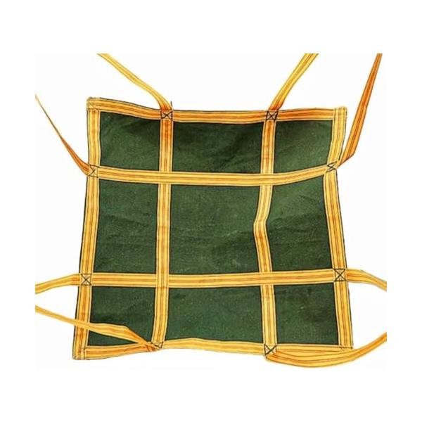 送料無料 シートモッコ 耐荷重2t 強靭 頑丈軽量 布モッコ 吊り 荷揚げモッコ イージーモッコ モッコタスキ 重物吊り上げ 土壌/砂などの輸送 (1m/1.5m/2m/3m)