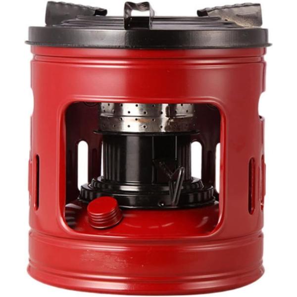 送料無料 ポータブル 石油こんろ 風に強い 煮炊き用 石油ストーブ 1.5L 0.15L/H ストーブ 灯油 ヒーター 煮炊き 屋外用 焼肉 金属材料 アウトドア