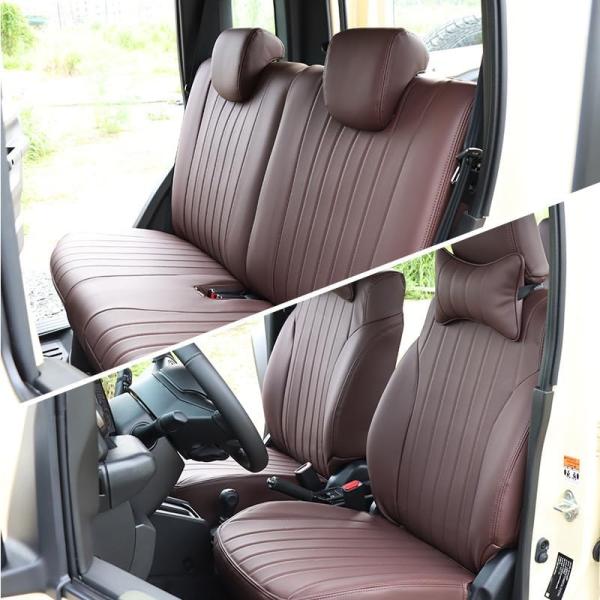 送料無料 ジムニーノマド JC74 5ドア シートカバー レザー 運転席 助手席 後部座席 全席4点セット 内装 カスタム パーツ アクセサリー 4色