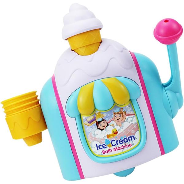 送料無料 お風呂 おもちゃ ふわふわ 水遊び 泡作り 幼児用 バブル アイス アイスクリームの泡出し機 ソフトクリーム 知育玩具 お風呂遊び 誕生日 プレゼント