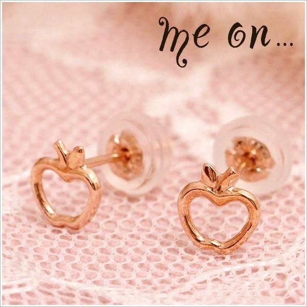 m様 アップル ピアス K18 リンゴ りんご 片方 片耳 750 K18 18金 イエローゴールド リンゴ アップル りんごピアス 750YG