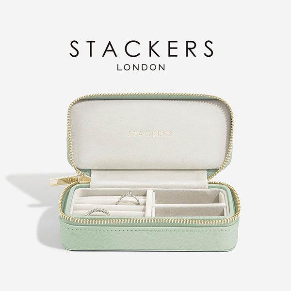 STACKERS 【STACKERS】トラベル ジュエリーボックス M セージ STACKERS 【STACKERS】トラベル ジュエリーボックス M セージ