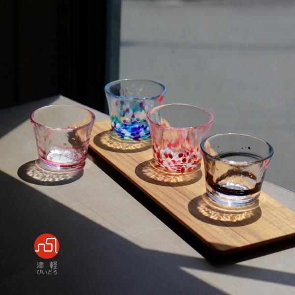 【津軽びいどろ】盃コレクション　ストレート　夜風　春風　夏の雫　春の雫　ガラス食器/石塚硝子/アデリア/日本製