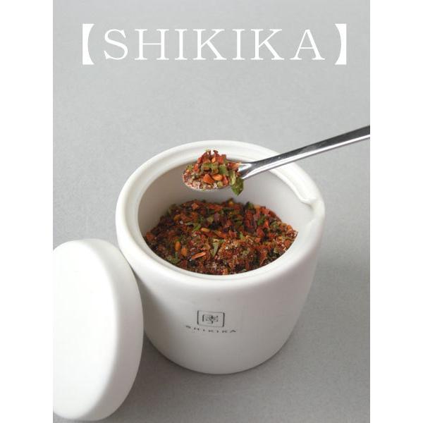 【SHIKIKA】薬味入れ 無地 磁器 陶器 日本製