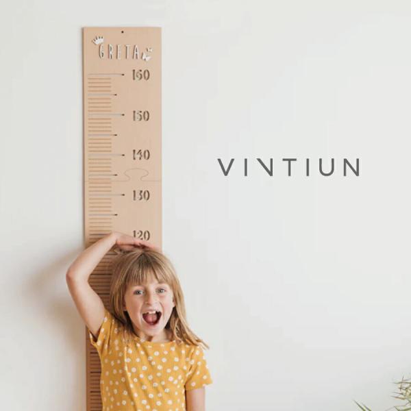 【VINTIUN】ビンティウン　パーソナライズ　身長計　木製　カスタマイズ　スペイン製