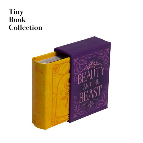 【 Books 】Tiny Book Collection 美女と野獣 Beauty and the Beast　ミニチュア タイニーブック　５x４cm　ミニ絵本　Disney PRINCESS