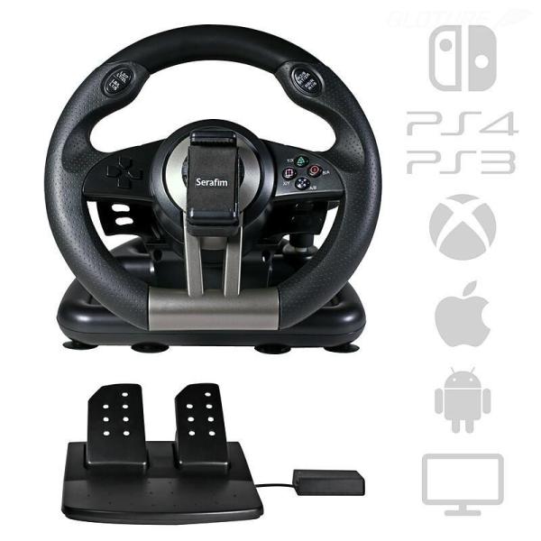 Serafim R1+ ハンドルコントローラー iOS Android Switch PS4 PS3