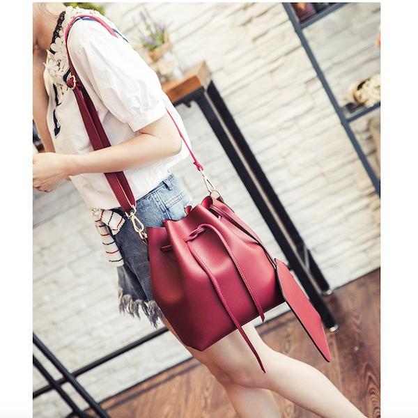 レディース 鞄 バッグ 巾着バッグ バケットバッグ ベルト 幾何学 カラバリ豊富 大人 可愛い トレンド 流行り Buyee Buyee Japanese Proxy Service Buy From Japan Bot Online