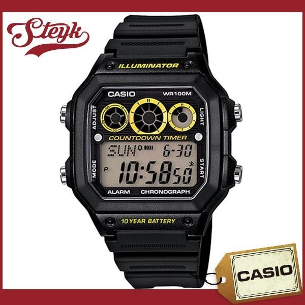 CASIO カシオ 腕時計 デジタル AE-1300WH-1A【メール便対応可