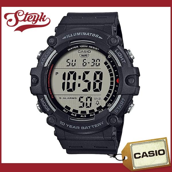 CASIO AE-1500WH-1A カシオ 腕時計 デジタル スタンダード メンズ ブラック シルバー