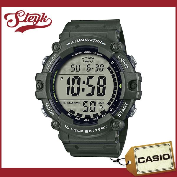 CASIO AE-1500WHX-3A カシオ 腕時計 デジタル STANDARD スタンダード メンズ カーキ