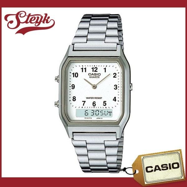 CASIO カシオ 腕時計 チープカシオ アナデジ AQ-230A-7B メンズ 【メール便対応可】