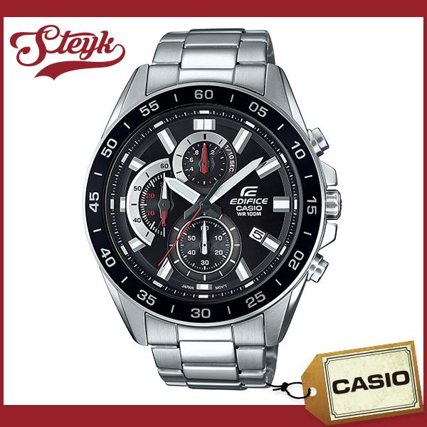 CASIO EFV-550D-1A カシオ 腕時計 アナログ EDIFICE メンズ シルバー ブラック