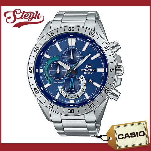 CASIO EFV-620D-2A カシオ 腕時計 アナログ EDIFICE エディフィス メンズ シルバー ブルー