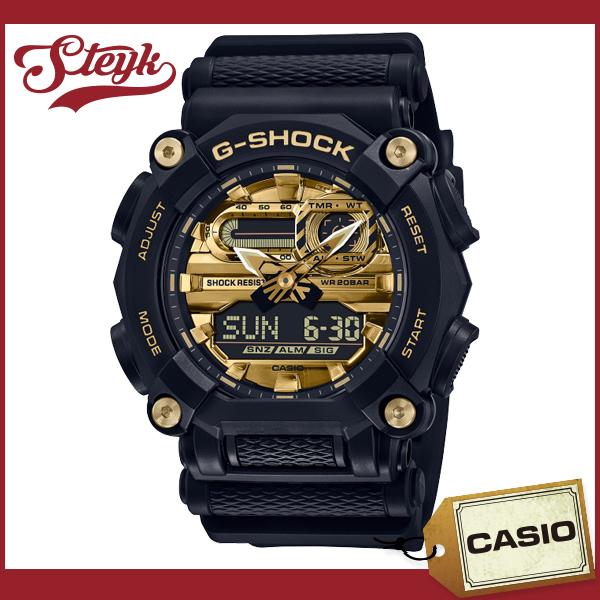 CASIO GA-900AG-1A カシオ 腕時計 アナデジ G-SHOCK メンズ ブラック ゴールド
