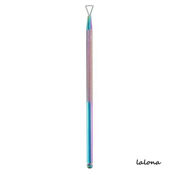 優しくネイルがオフできる、ピーラータイプのネイルオフスティックです。ジェルリムーバーやリムーバーでジェルを柔らかくし、ピーラー落とします。