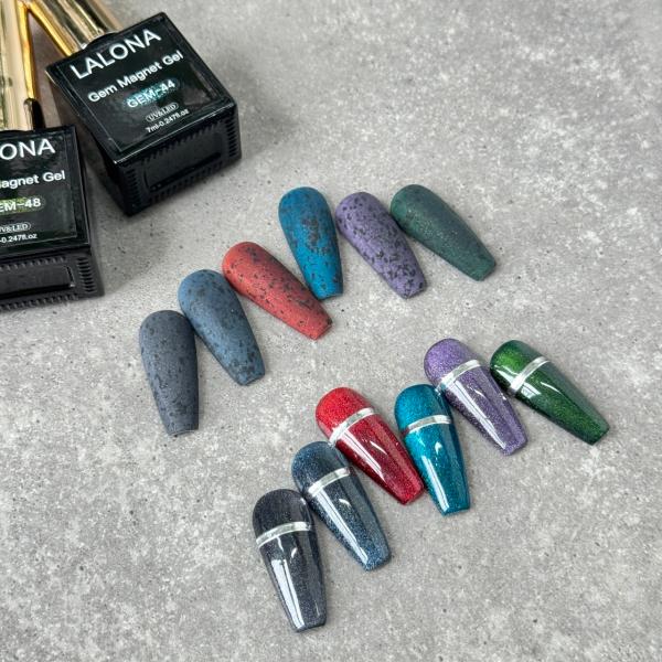 ラローナ [ LALONA ] GEMマグネットジェル ( ダークナイト ) ( 7ml ) ジェルネイル/セルフネイル/レッド/ブルー/グリーン/メンズネイル