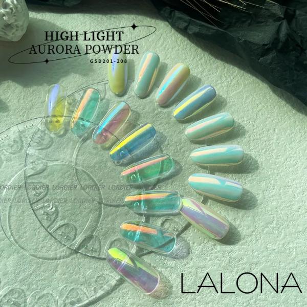 ラローナ [ LALONA ] うるうるエフェクトパウダー ( 8タイプから )  マジックパウダー/ネイルアート/アイスネイル/イリディセント/うるうるネイル