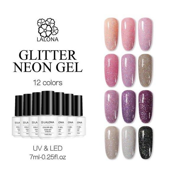 ラローナ[LALONA] グリッターネオンジェル ( 7ml ) ジェルネイル
