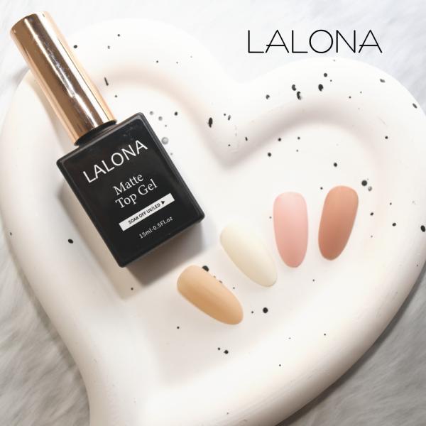 ラローナ [ LALONA ] New マットトップジェル ( 15ml ) ポリッシュ / ジェルネイル /トップ/レジントップ / トップコート / ノンワイプ / セルフ/艶出し