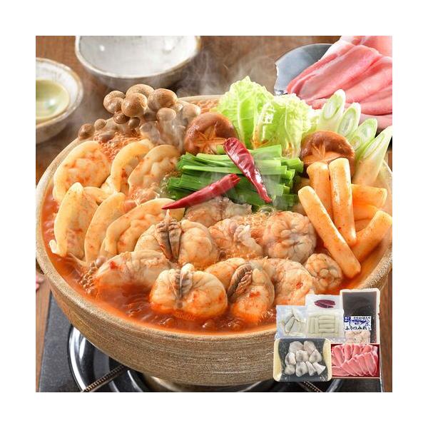 「関とら本店」 旨辛ふくチゲ鍋黒豚しゃぶしゃぶ  / ふく ふぐ フグ てっちり 送料無料