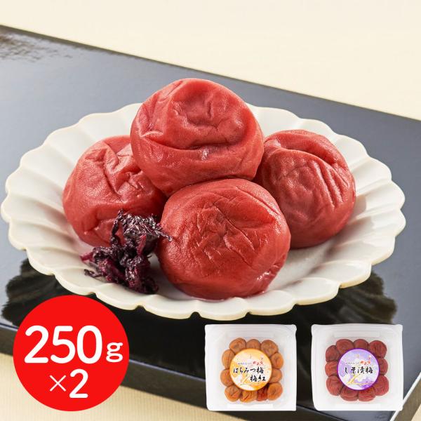 紀州みなべの南高梅 2種セット 各250g / 梅干し うめぼし 送料無料