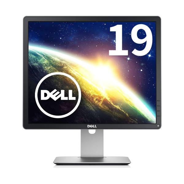 【整備済み品】Dell P1914S 19インチ IPS液晶モニター SXGA 非光沢 DisplayPort DVI VGA USBハブ 高さ調整対応 中古