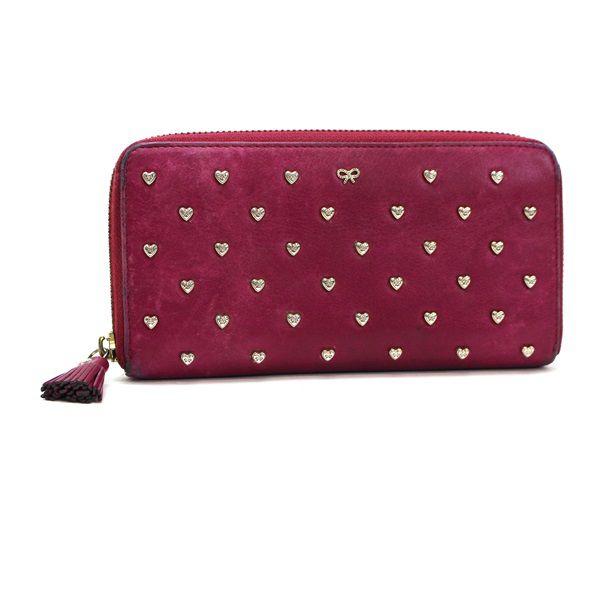 ANYA HINDMARCH ☆ アニヤ ハインドマーチ ラウンドファスナー長財布 