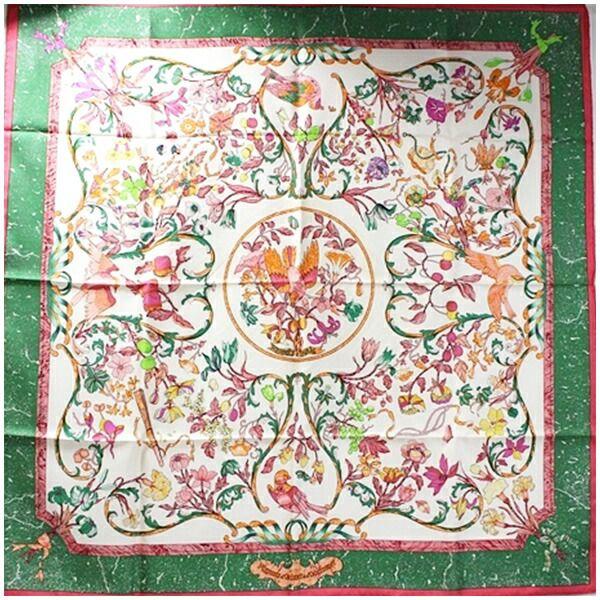 HERMES ☆ エルメス シルク スカーフ カレ90 『PIERRES d 